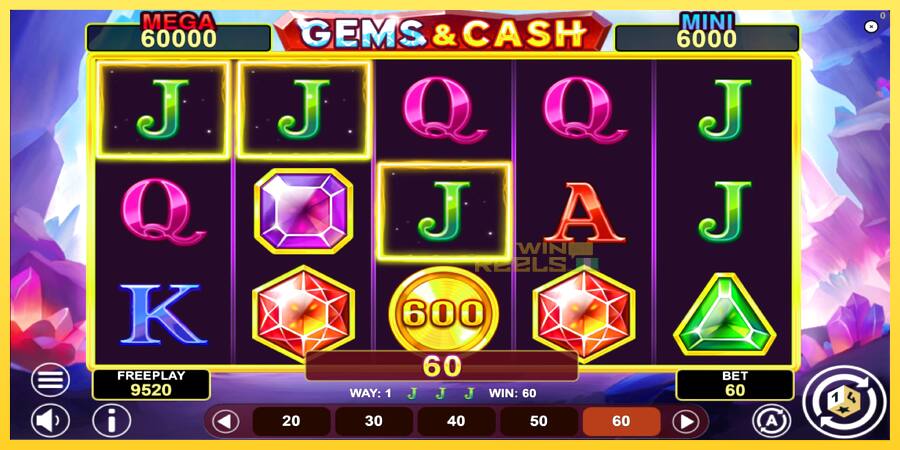 Afbeelding 4 speelautomaat Gems & Cash