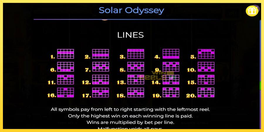 Afbeelding 7 speelautomaat Solar Odyssey