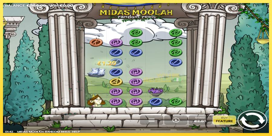 Afbeelding 3 speelautomaat Midas Moolah Random Reels