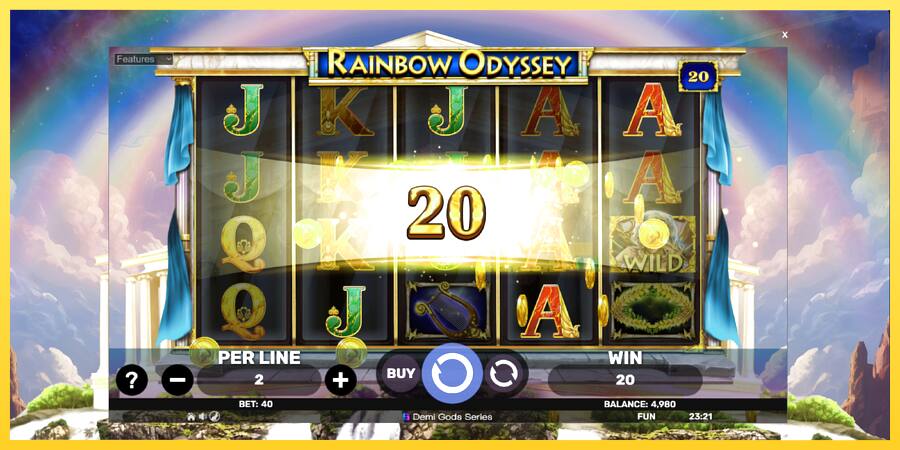 Afbeelding 3 speelautomaat Rainbow Odyssey