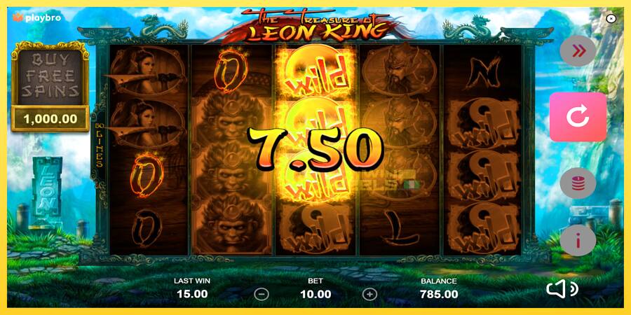 Afbeelding 4 speelautomaat The Treasure of Leon King