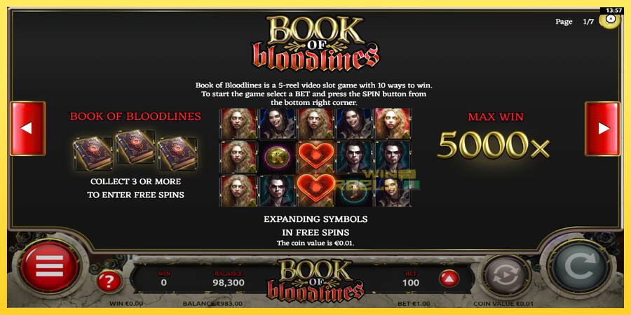 Afbeelding 5 speelautomaat Book of Bloodlines