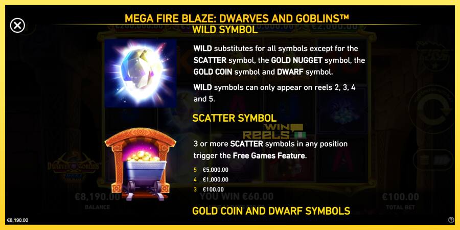 Afbeelding 5 speelautomaat Mega Fire Blaze: Dwarves & Goblins