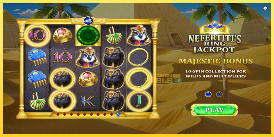 Afbeelding 1 speelautomaat Nefertitis Ring Jackpot