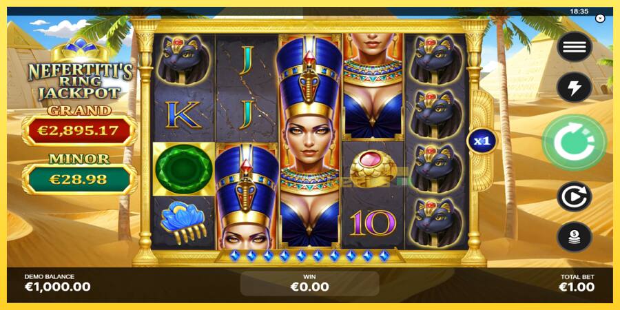 Afbeelding 2 speelautomaat Nefertitis Ring Jackpot