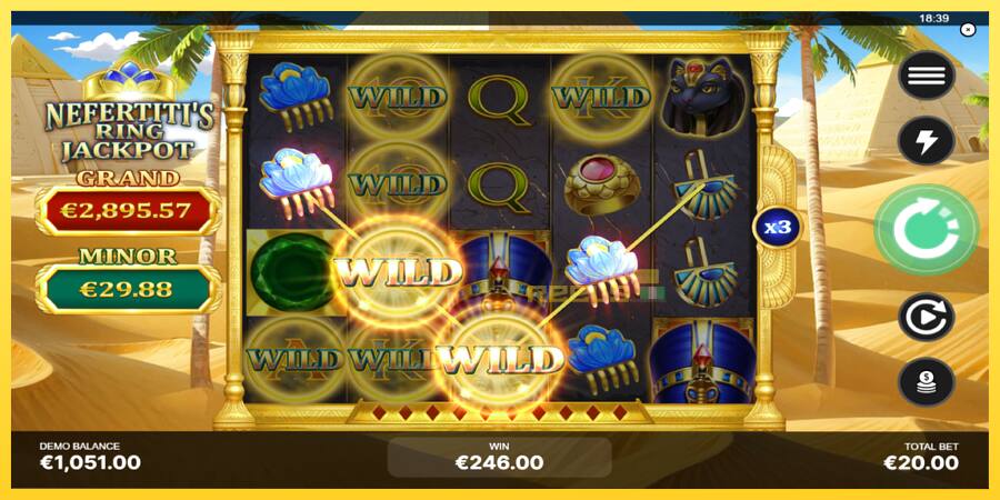 Afbeelding 4 speelautomaat Nefertitis Ring Jackpot