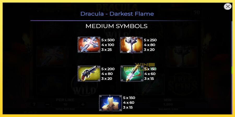 Afbeelding 6 speelautomaat Dracula - Darkest Flame