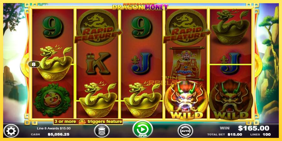 Afbeelding 4 speelautomaat Rapid Feature Dragon Money