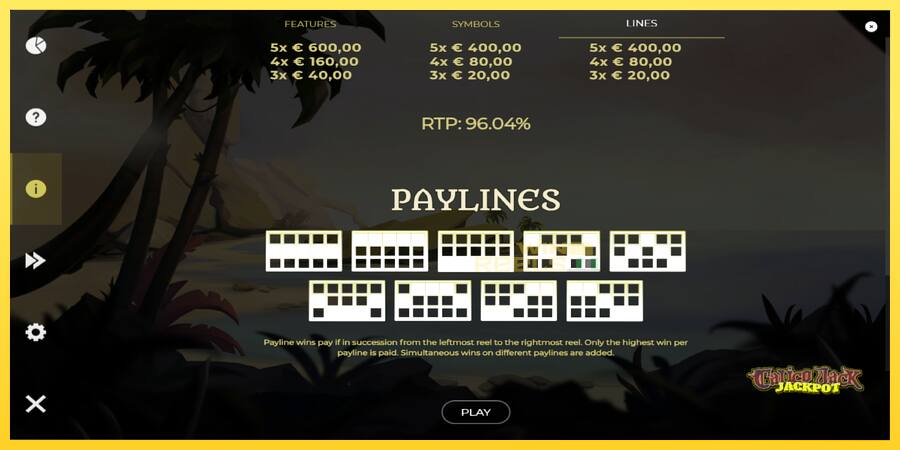 Afbeelding 7 speelautomaat Calico Jack Jackpot