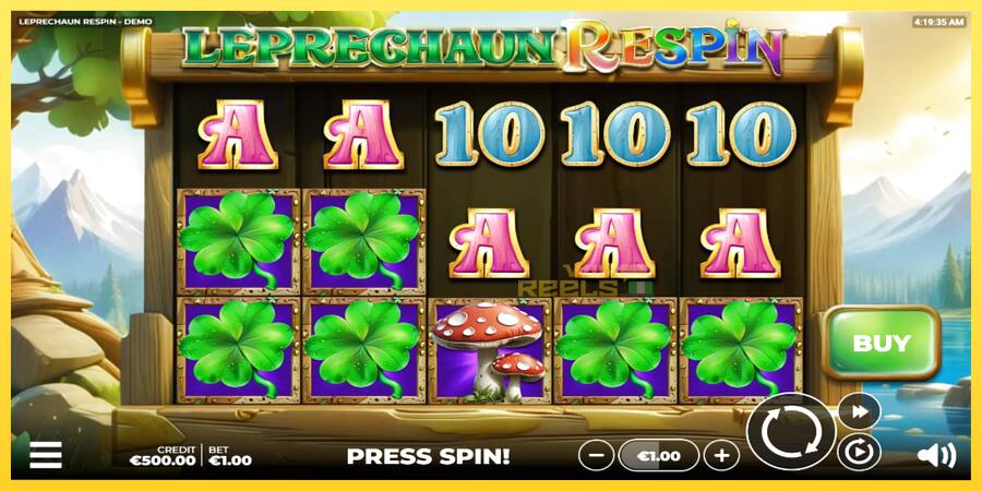 Afbeelding 2 speelautomaat Leprechaun Respin