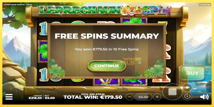 Afbeelding 6 speelautomaat Leprechaun Respin