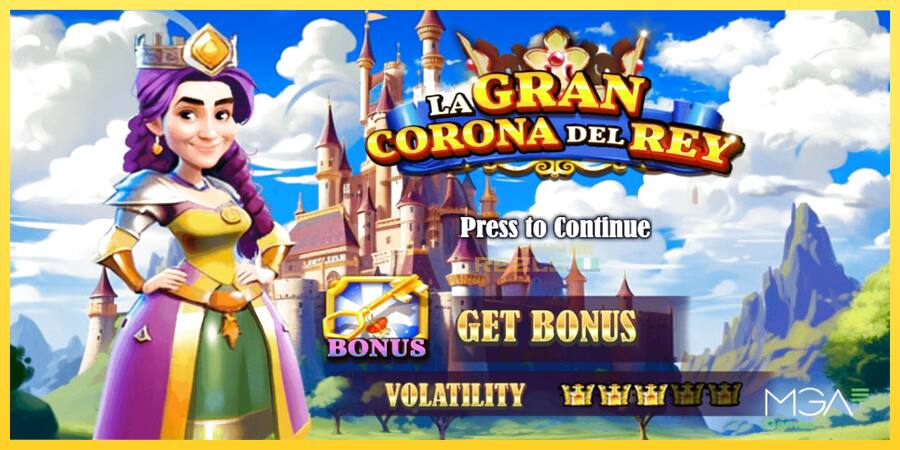 Afbeelding 1 speelautomaat La Gran Corona del Rey