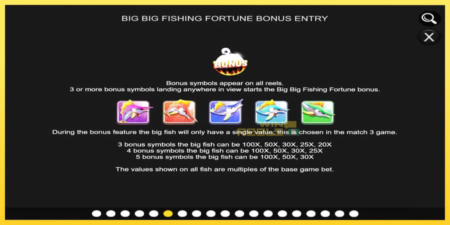 Afbeelding 6 speelautomaat Big Big Fishing Fortune