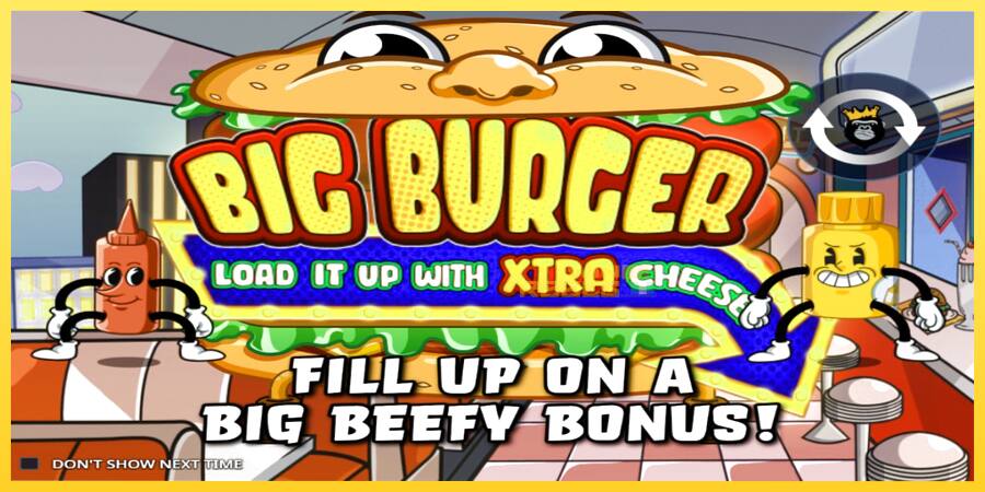 Afbeelding 1 speelautomaat Big Burger Load it up with Xtra Cheese