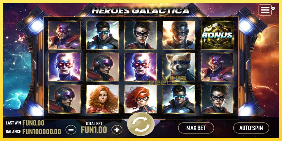 Afbeelding 1 speelautomaat Heroes Galactica