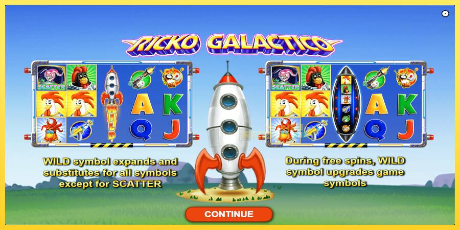 Afbeelding 1 speelautomaat Ricko Galactico