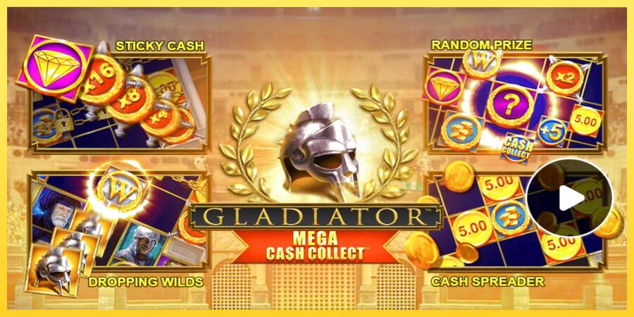 Afbeelding 1 speelautomaat Gladiator: Mega Cash Collect