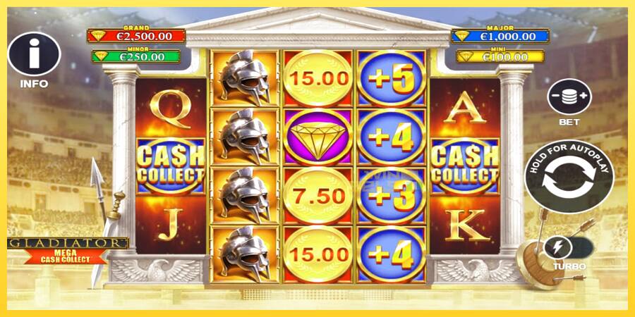 Afbeelding 2 speelautomaat Gladiator: Mega Cash Collect