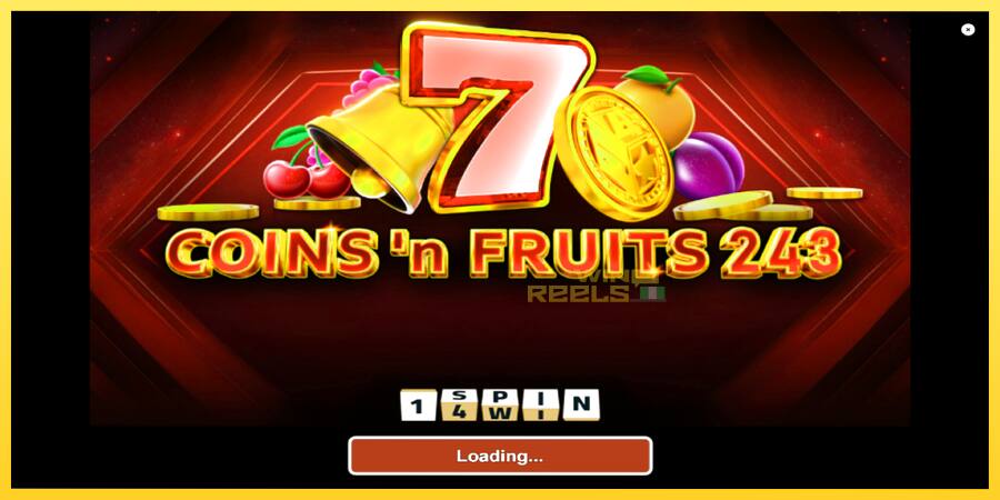 Afbeelding 1 speelautomaat Coinsn Fruits 243