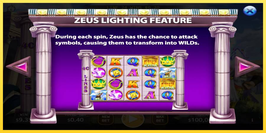 Afbeelding 4 speelautomaat King of the God Zeus