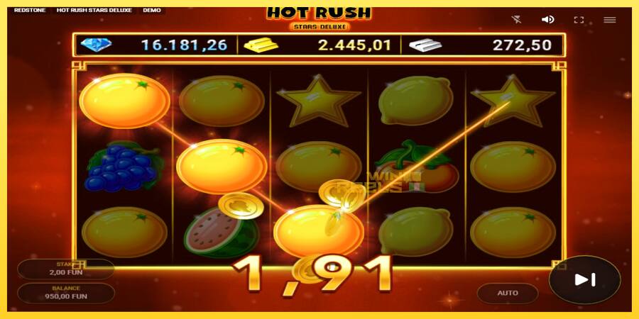 Afbeelding 2 speelautomaat Hot Rush Stars Deluxe