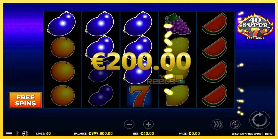 Afbeelding 3 speelautomaat 40 Super 7 Free Spins