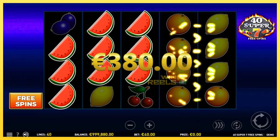 Afbeelding 4 speelautomaat 40 Super 7 Free Spins