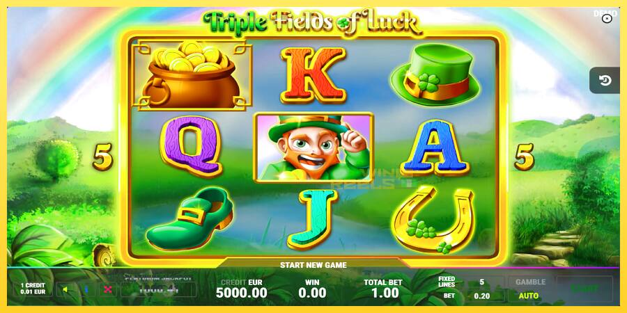 Afbeelding 1 speelautomaat Triple Fields of Luck