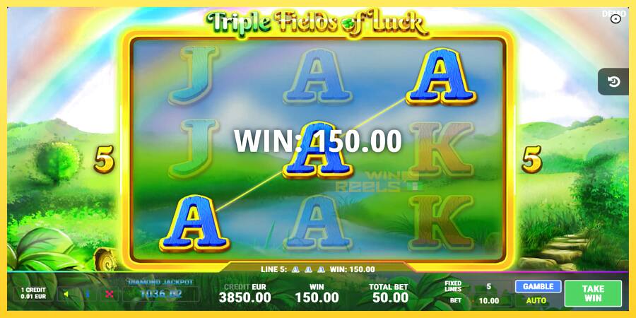 Afbeelding 2 speelautomaat Triple Fields of Luck