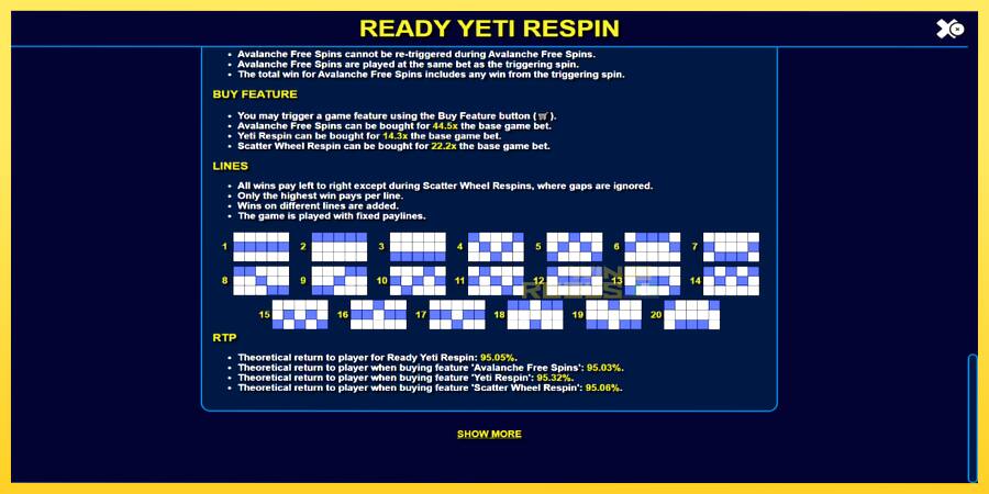 Afbeelding 7 speelautomaat Ready Yeti Respin