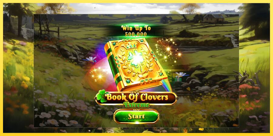 Afbeelding 1 speelautomaat Book of Clovers - Extreme