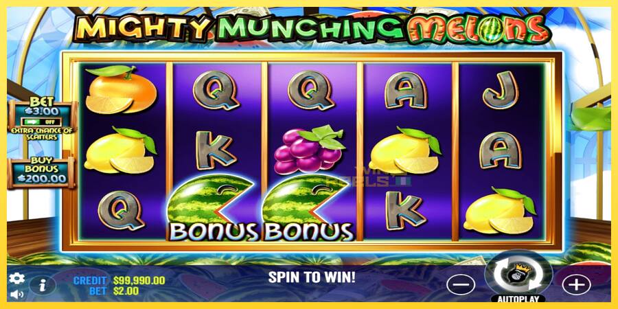 Afbeelding 3 speelautomaat Mighty Munching Melons