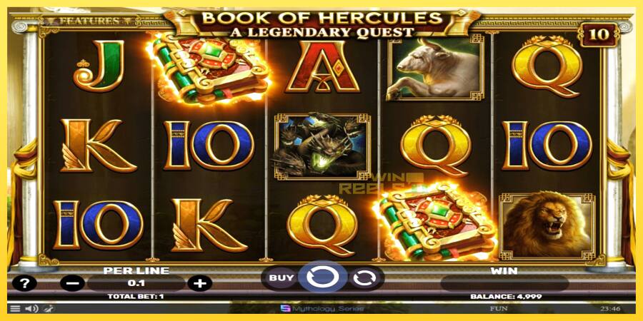 Afbeelding 2 speelautomaat Book of Hercules - A Legendary Quest