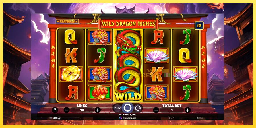 Afbeelding 2 speelautomaat Wild Dragon Riches