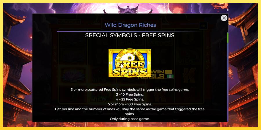 Afbeelding 5 speelautomaat Wild Dragon Riches