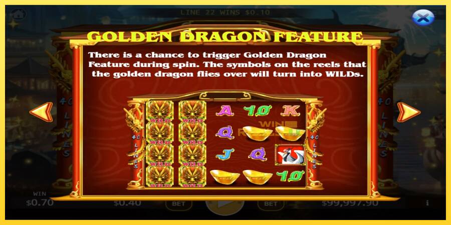 Afbeelding 4 speelautomaat Lucky Golden Dragon Lock 2 Spin