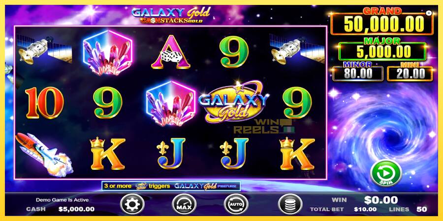 Afbeelding 2 speelautomaat Galaxy Gold CashStacks Gold