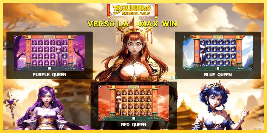 Afbeelding 1 speelautomaat 3 Queens Oriental Wild