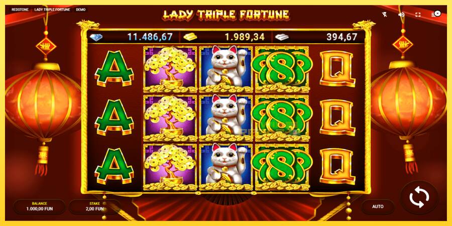 Afbeelding 2 speelautomaat Lady Triple Fortune