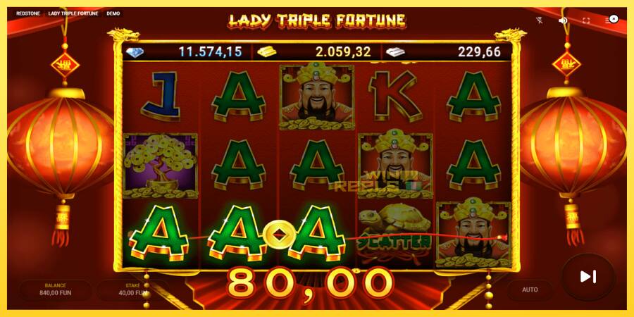 Afbeelding 3 speelautomaat Lady Triple Fortune