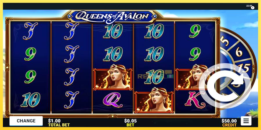 Afbeelding 1 speelautomaat Queens of Avalon