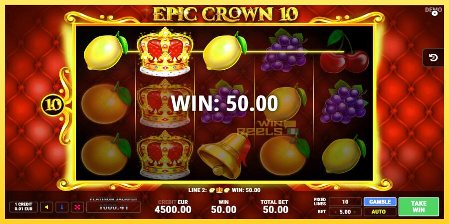 Afbeelding 4 speelautomaat Epic Crown 10