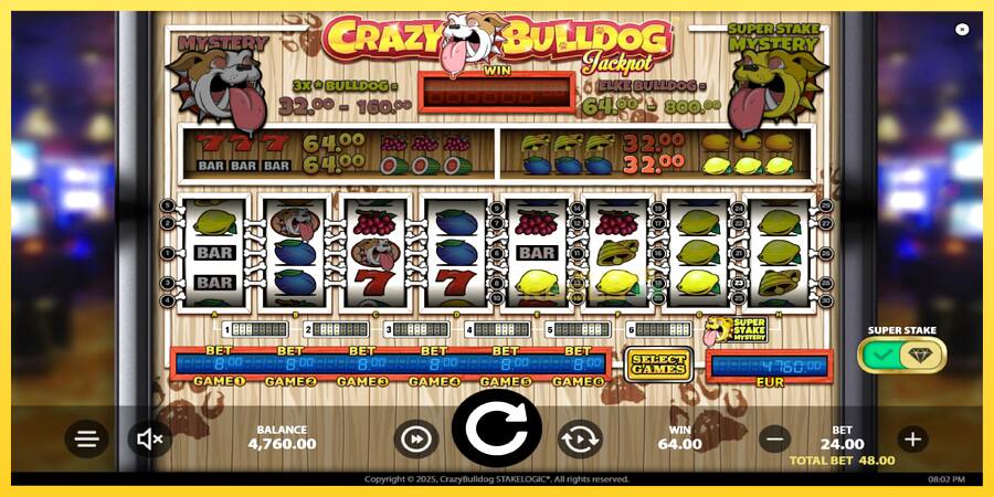 Afbeelding 3 speelautomaat Crazy Bulldog