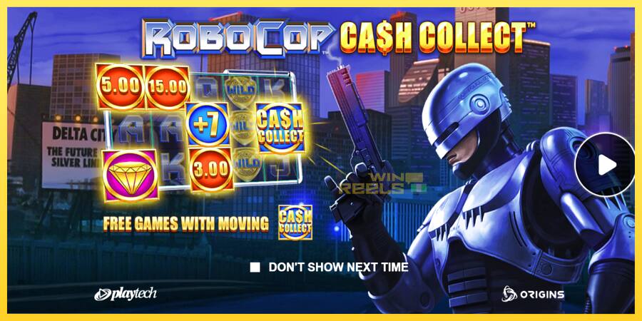 Afbeelding 1 speelautomaat RoboCop: Cash Collect