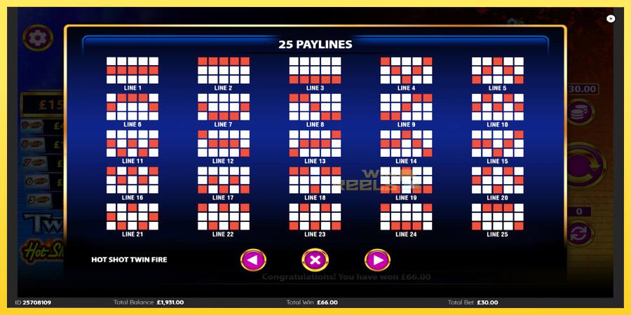 Afbeelding 7 speelautomaat HotShot TwinFire