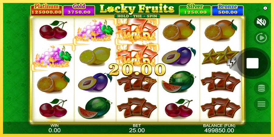 Afbeelding 2 speelautomaat Locky Fruits: Hold the Spin