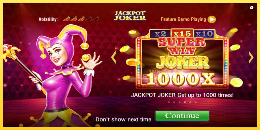 Afbeelding 1 speelautomaat Jackpot Joker