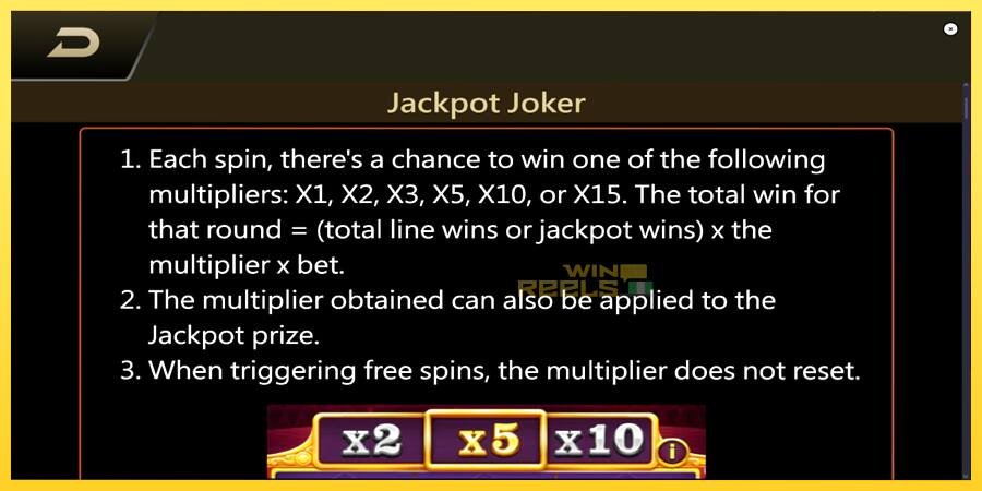 Afbeelding 6 speelautomaat Jackpot Joker