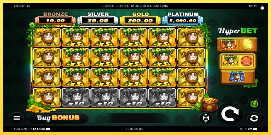 Afbeelding 2 speelautomaat Joker Leprechauns Hold and Win