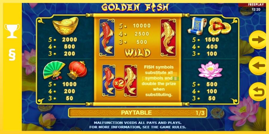 Afbeelding 5 speelautomaat Golden Fish